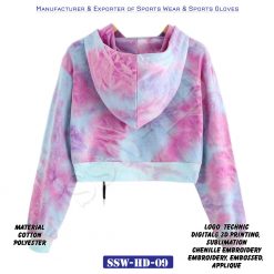 Clothing Tie Dye Crop Top Women SSW-HD-09