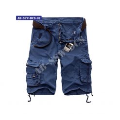Women's Cotton Loose Fit Zipper Shorts AB-SSW-DCS-02