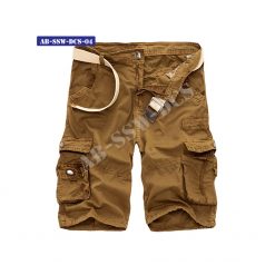Women's Cotton Loose Fit Zipper Shorts AB-SSW-DCS-04