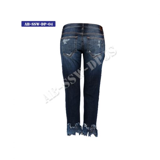 Denim Top sale Zipper Fashion Pant AB-SSW-DP-04