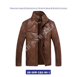 Soft Leather Jacket 100% Sheep Skin leather AB-SSW-LRJ-06-1