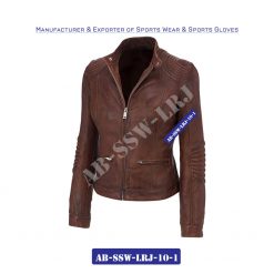 Genuine Leather Jacket Women Fashion AB-SSW-LRJ-10-1