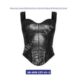 Leather Corset Top and Leather Uniform AB-SSW-LTV-01-3