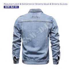 Men's Bar & Shield Logo Denim Jacket SSW-DJ-01